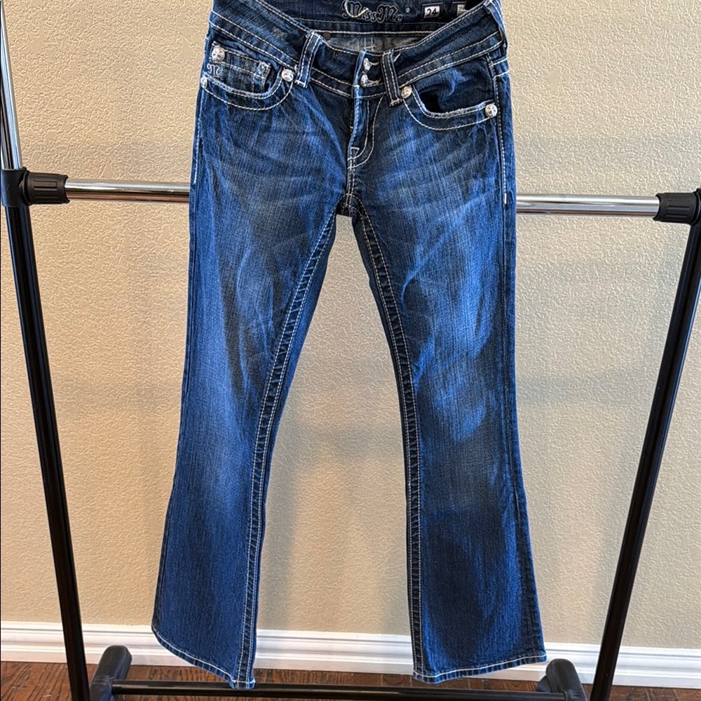 Miss Me Women's Dark Blue Bootcut Jeans